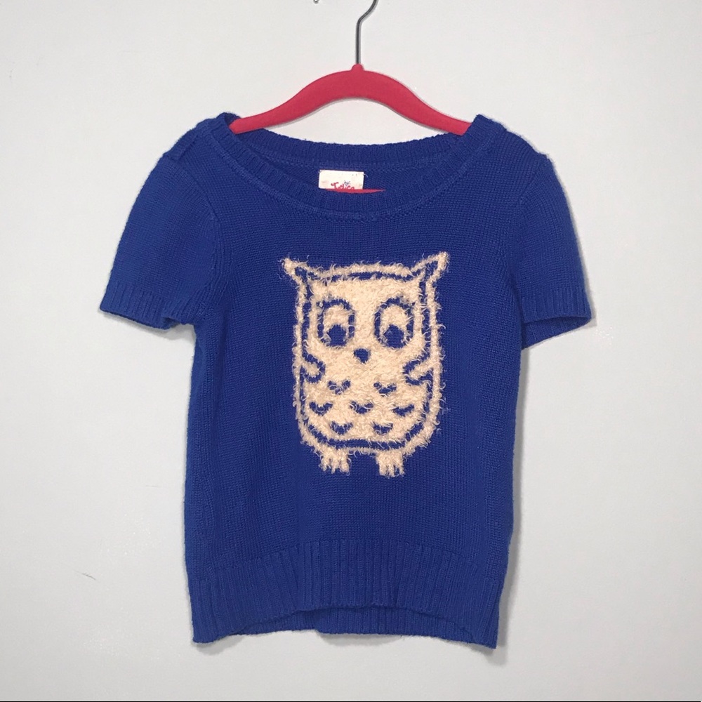 Girls super cute owl t-shirt sweater!